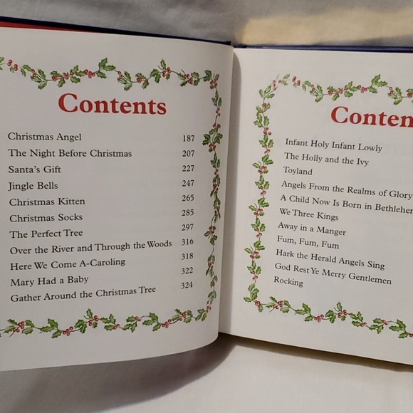 VTG 2002 BOOK Merry Christmas Beautiful Hardback Treasury of Stories & Songs - Picture 5 of 16